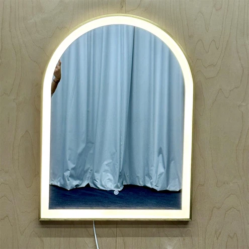 LED wall mirror arch shape 1 LED wall mirror arch shape 1